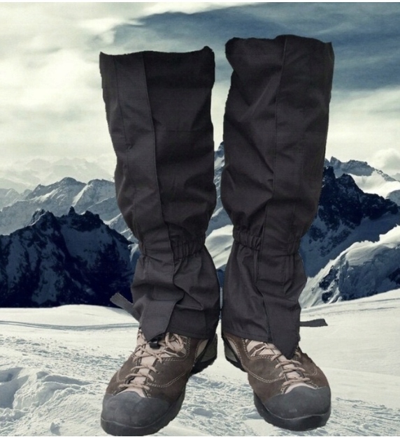 STUPTUTY TURYSTYCZNE OCHRANIACZE NA BUTY NOGAWKI Kolor czarny