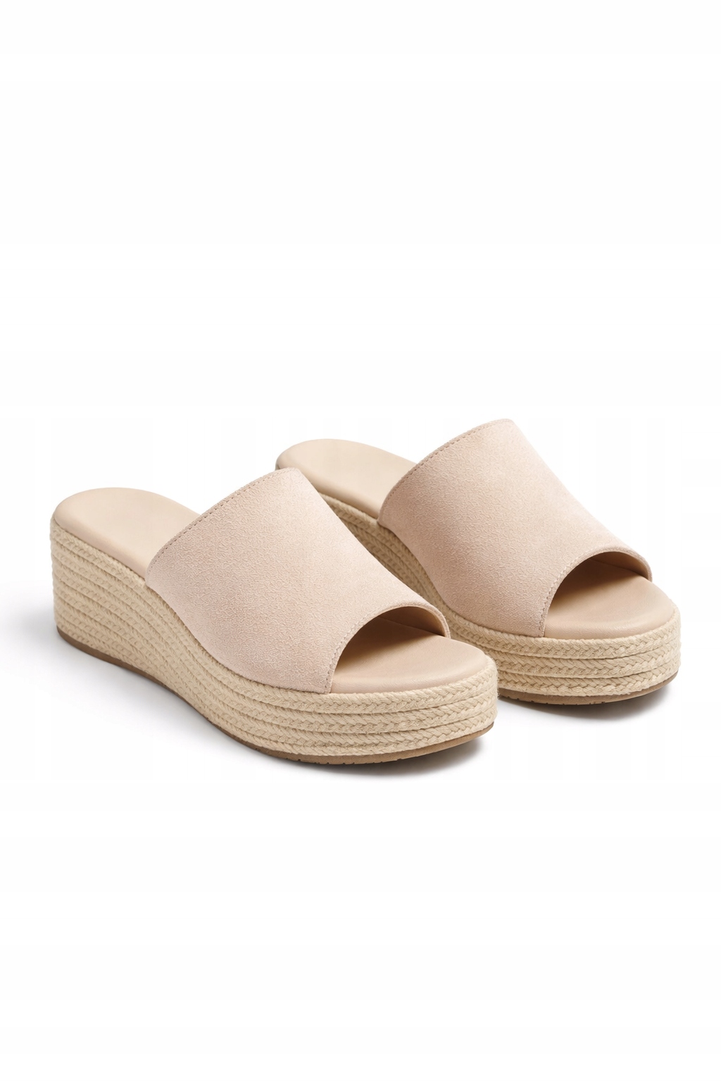 Béžové Klasické Nazouváky S Platformou 38 I3A