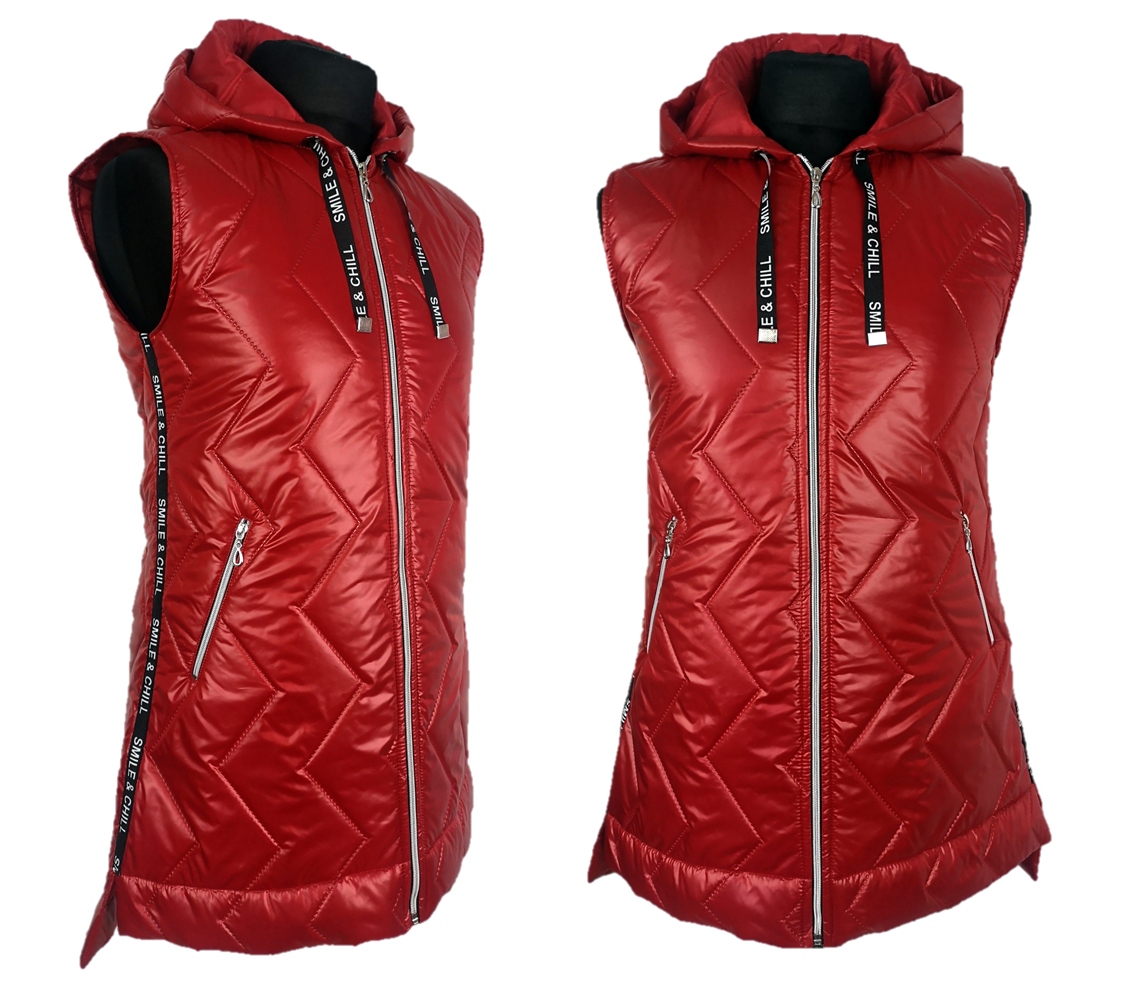 ASYMETRYCZNA DŁUŻSZA KAMIZELKA PIKOWANA XXL 48 50 Rozmiar 50