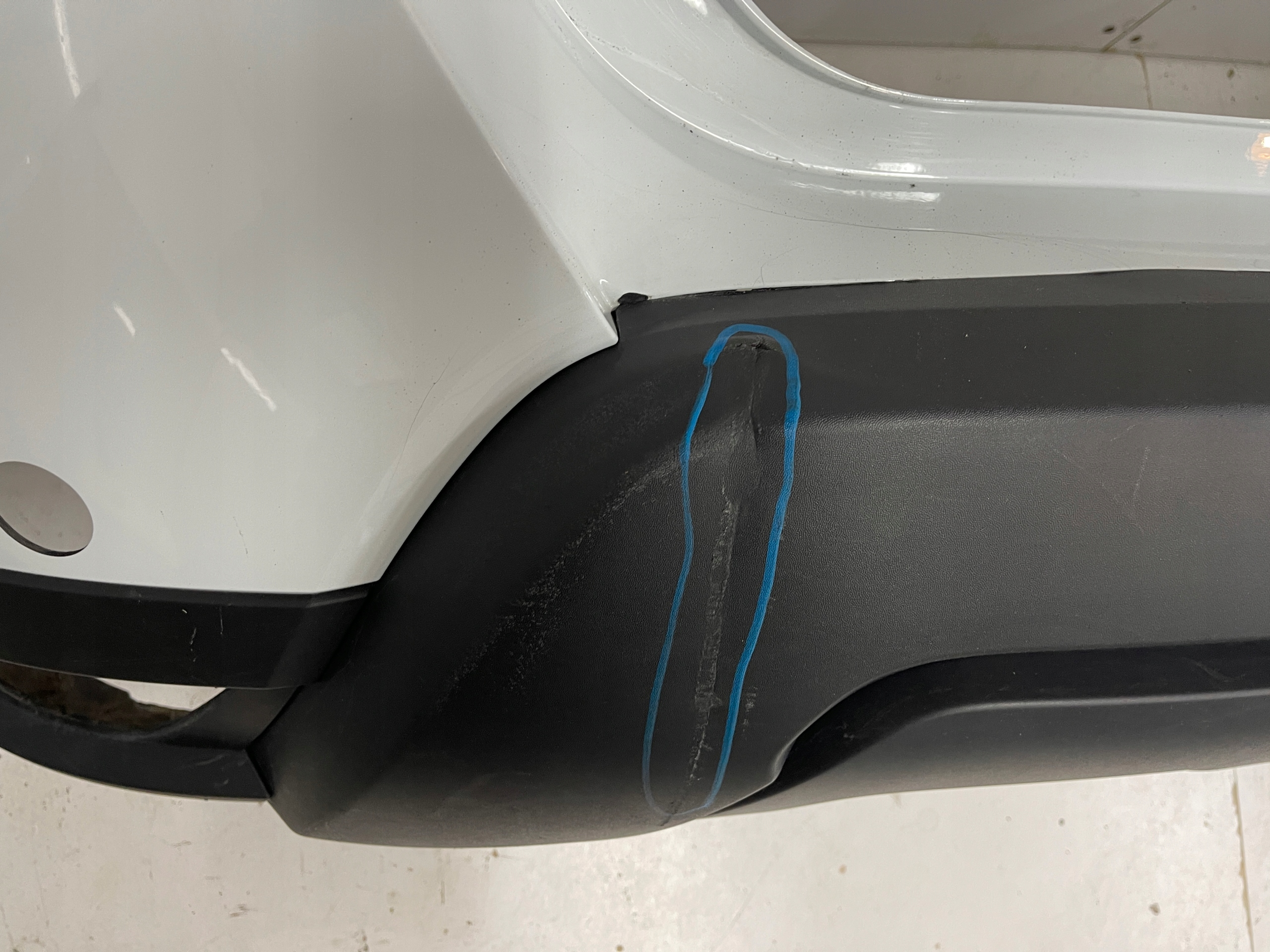 bumper rear part rear DACIA DUSTER II 17- PDC