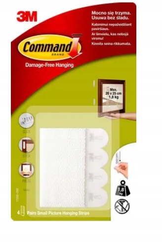 

Command Rzepy Ramek Małe 4KPL=8SZT 1,8Kg 17202