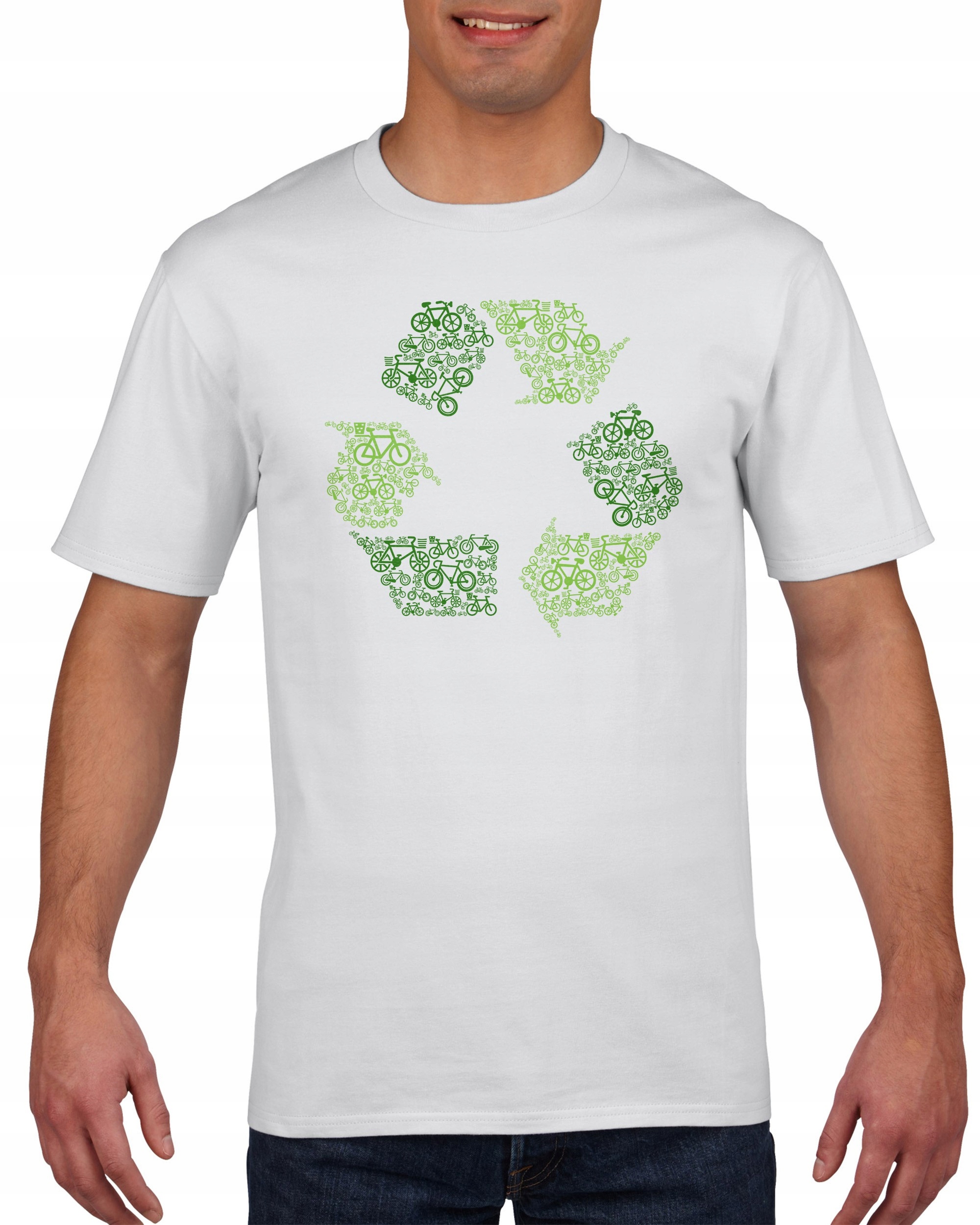 

Koszulka męska Recycle Recyckling Rower S
