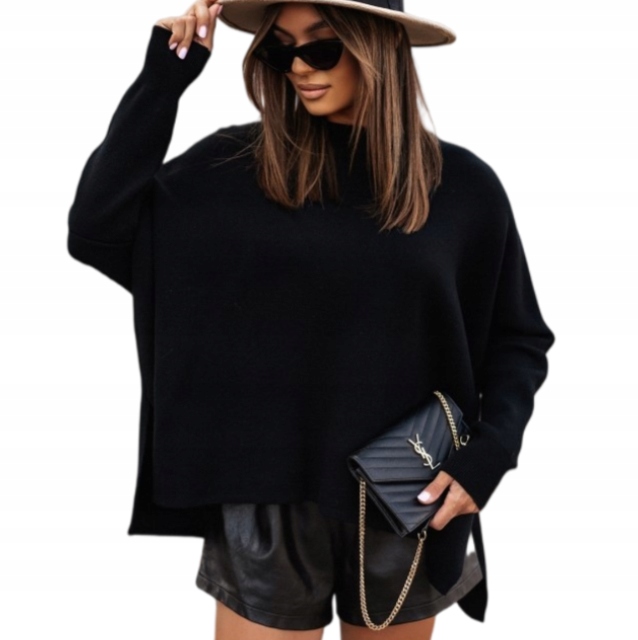 Cocomore Krabicový svetr Oversize, černý