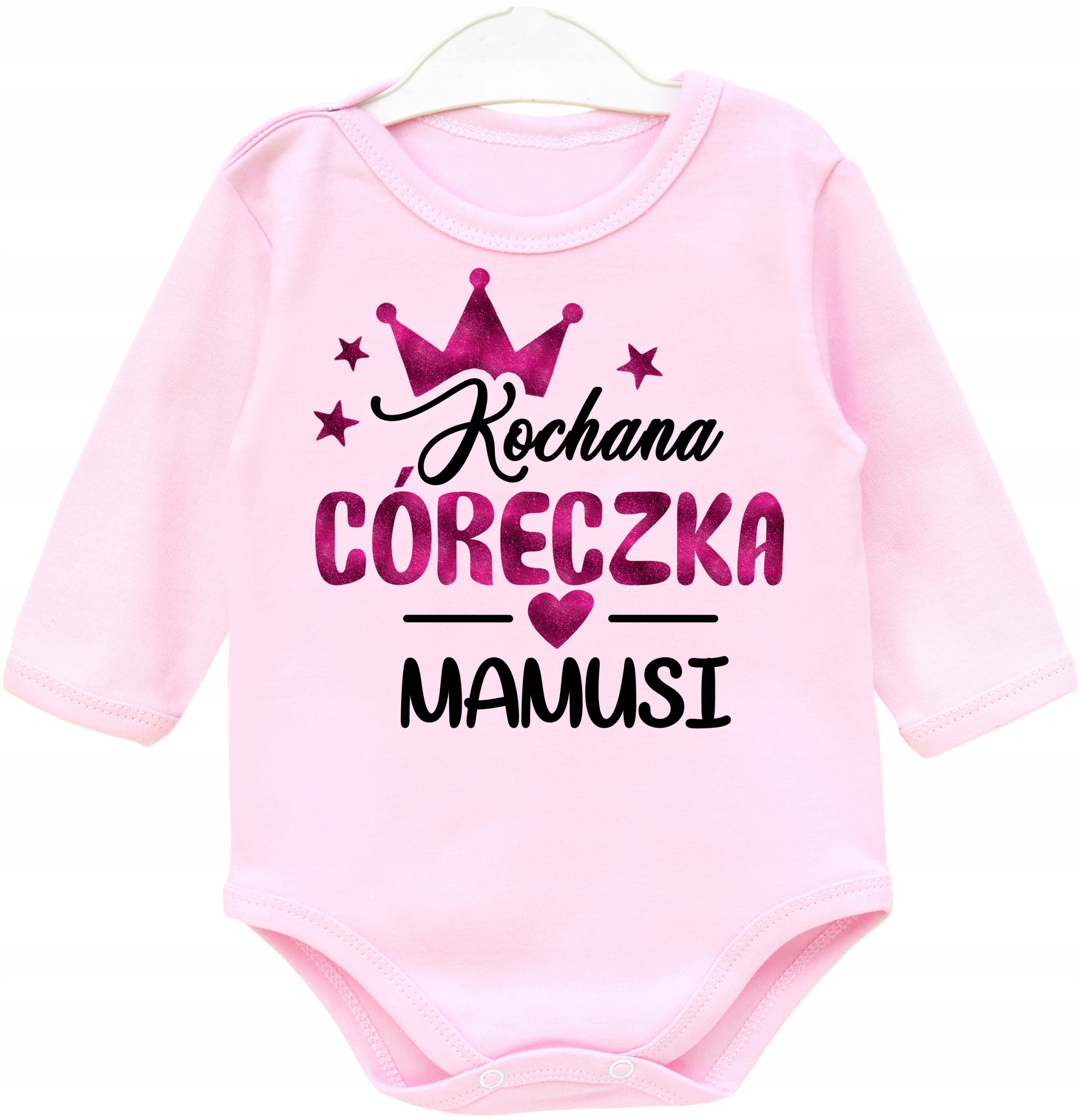 

Body dł rękaw napisy Kochana córeczka mamusi r. 68