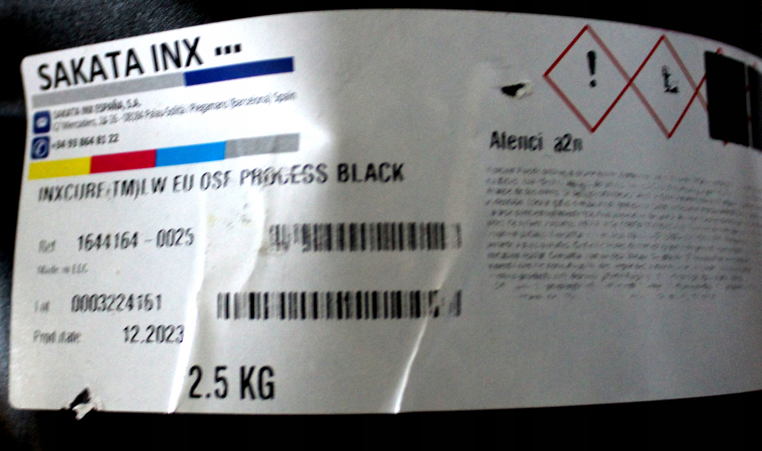 Barva Offsetová Inxcure mňoukačky Sakata Inx 2,5 kg
