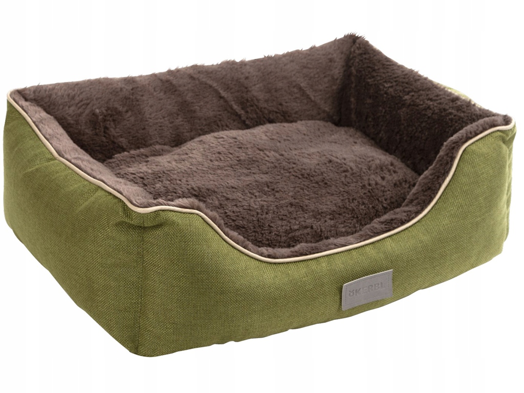 Levně Pelíšek pro psy a kočky Kerbl 81318 Samuel , 60x50x17cm, zelená