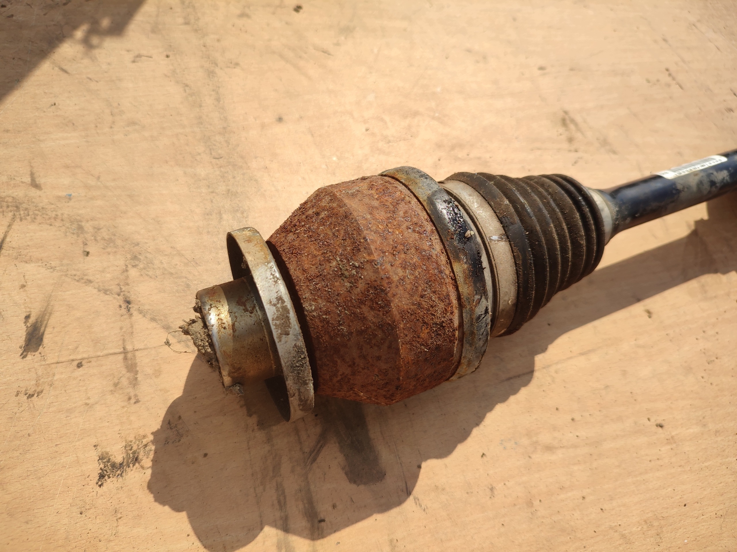 semi-axis left short. MANUAL VW T5 TRANSPORTER 2.5 TDI 7H0407271AH