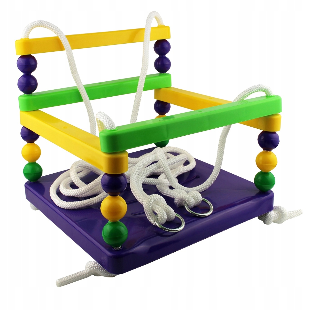 Zahradní Houpačka Čapí Hnízdo Pro Děti Kulatá, Kelímková, Fialová