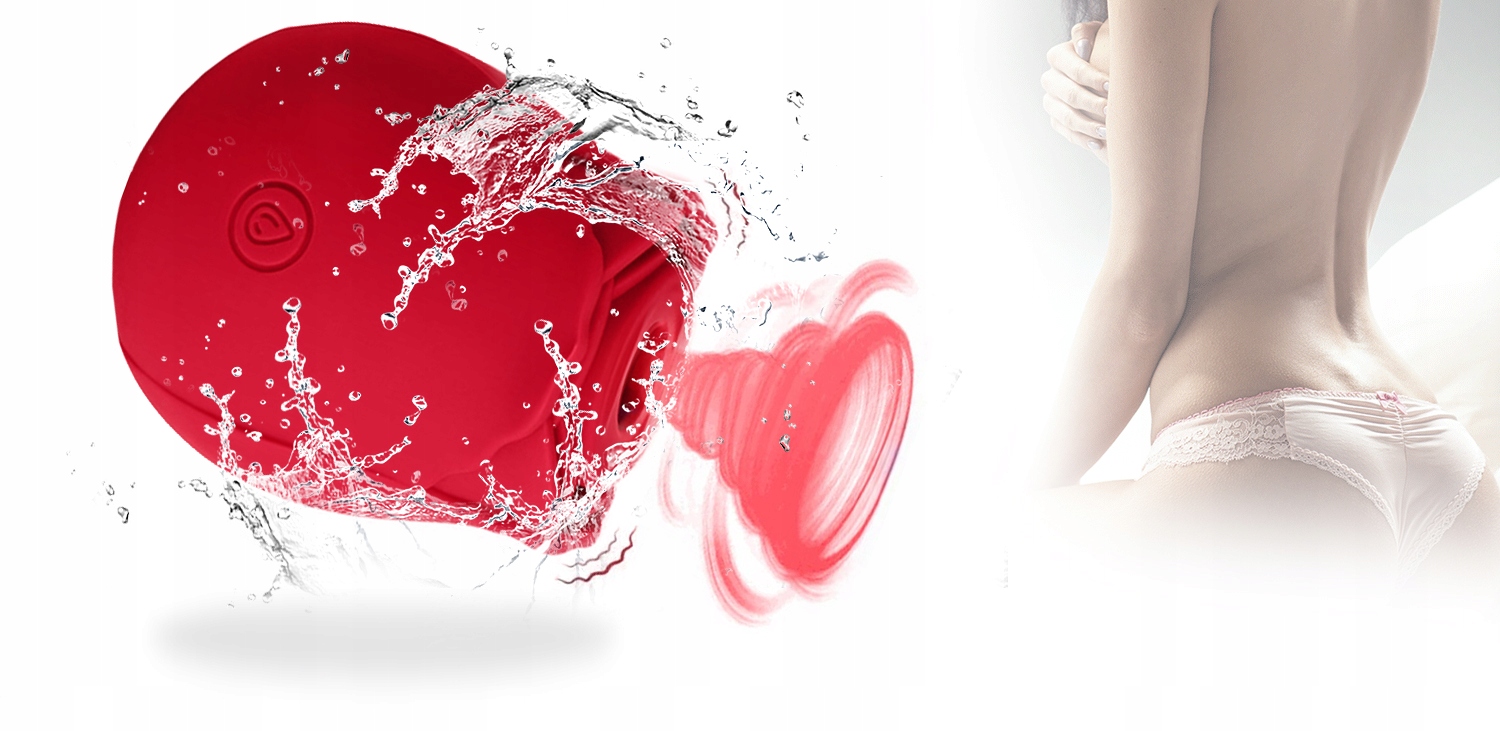 RÓŻA ROZKOSZY MASAŻER STYMULATOR SSĄCY ŁECHTACZKI WIBRATOR - MOCNY ORGAZM Marka Night Fantasy