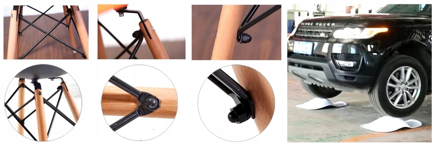 Krzesło ENZO DSW skandynawskie nowoczesne białe Marka inna