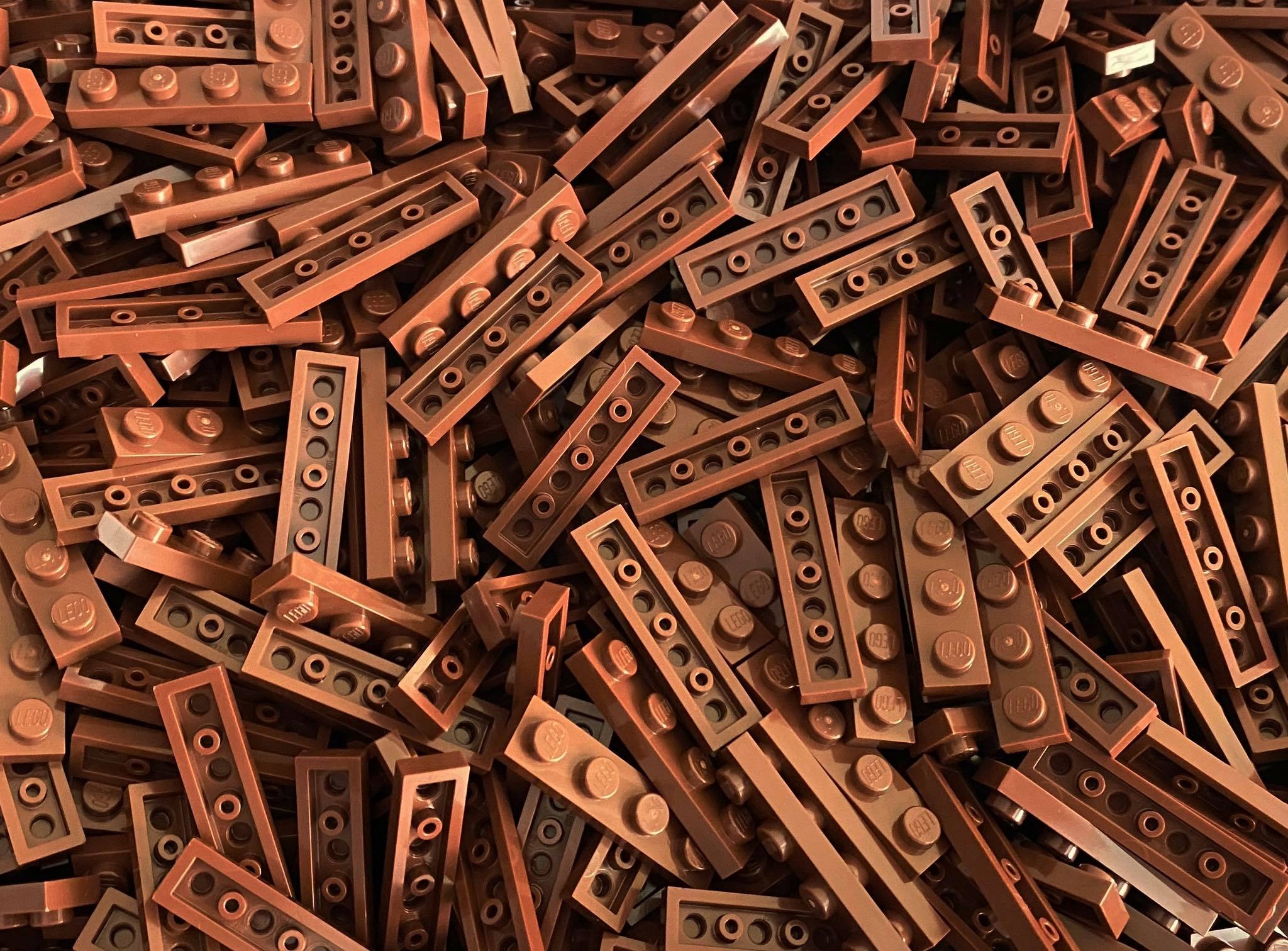 

Lego 3710 płytka 1x4 Reddish Brown 20 szt Nowe