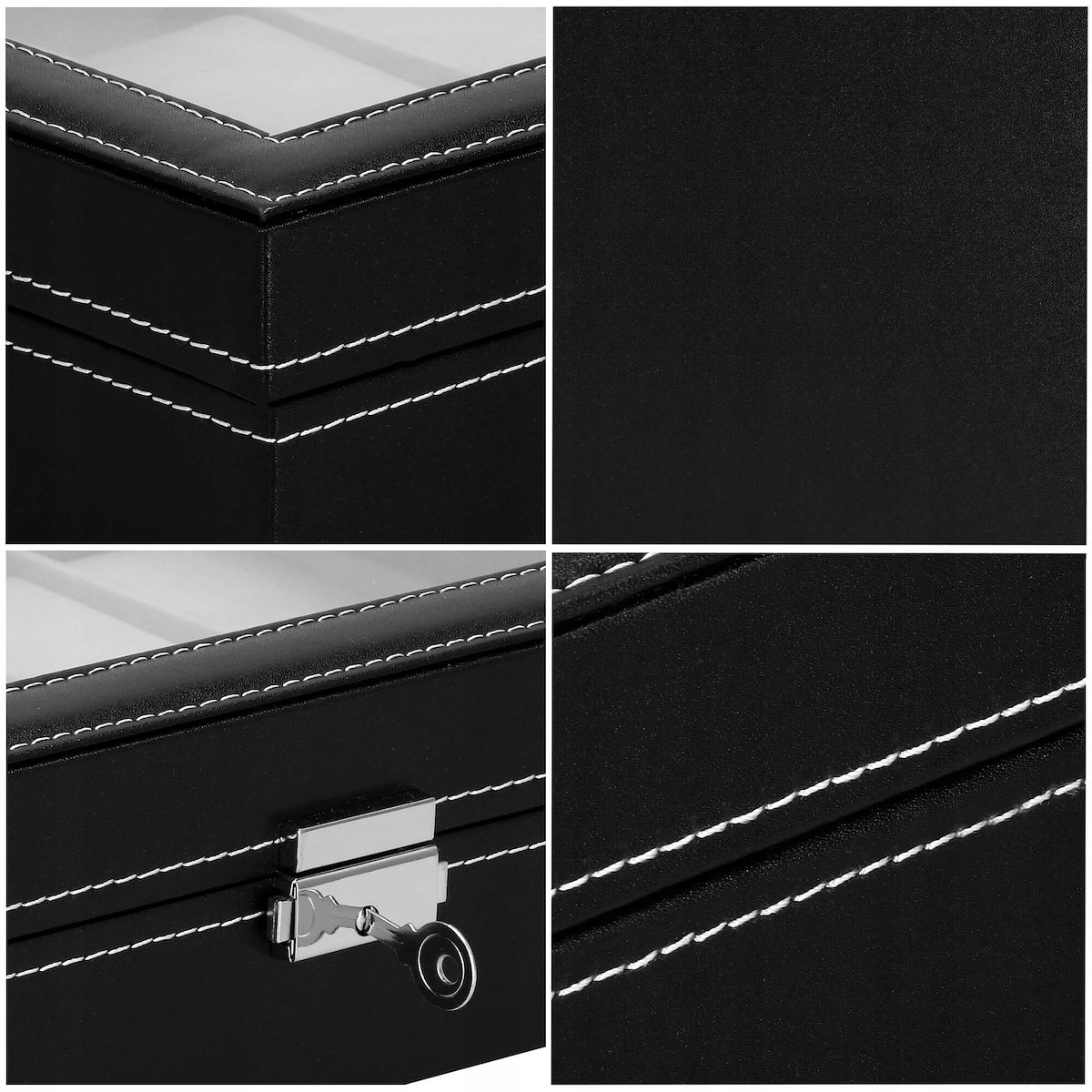ORGANIZER SZKATUŁKA ETUI NA ZEGARKI 10szt BIŻUTERIĘ PUDEŁKO ELEGANCKIE EAN (GTIN) 5907719433271
