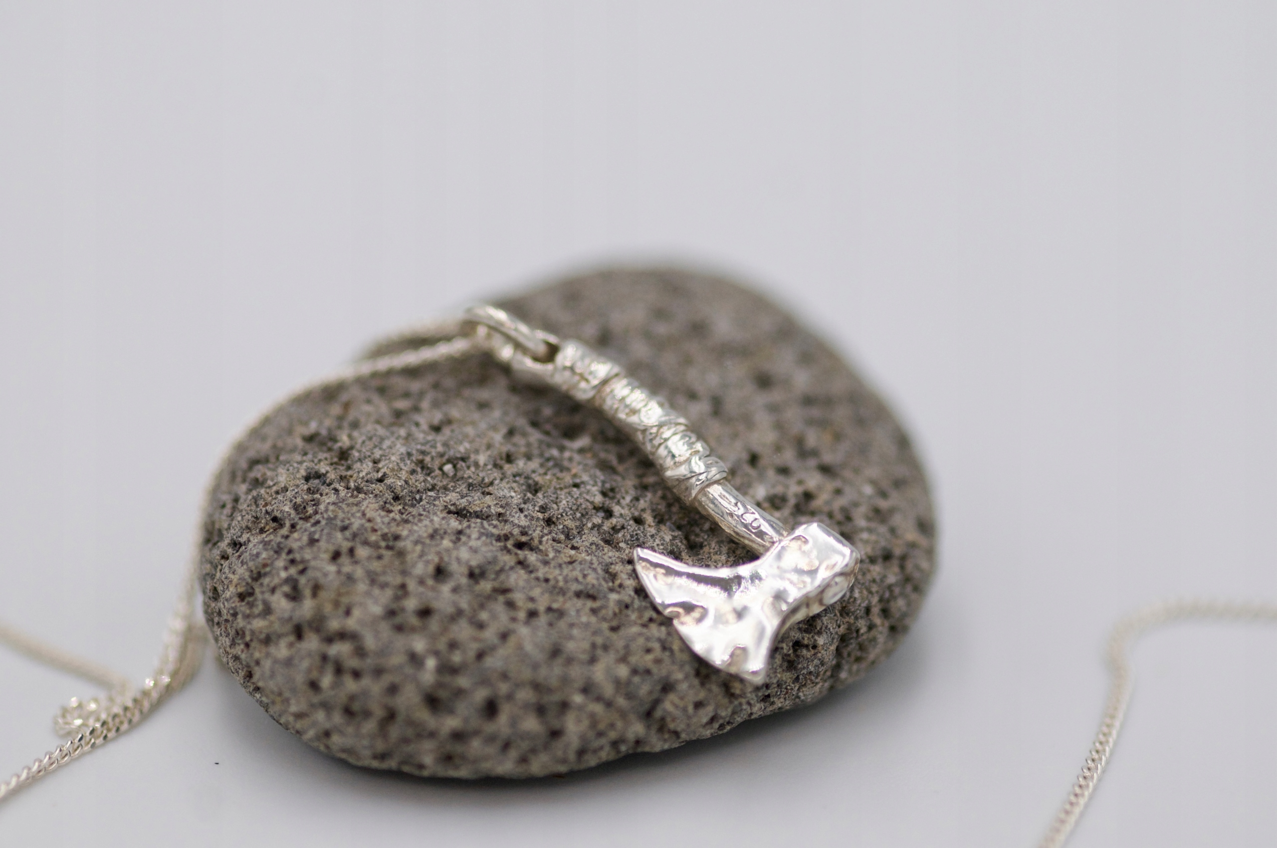 Náhrdelník Sekera Viking Severský Stříbro AG925 Dárek pro něj