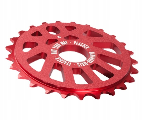Zębatka Bmx Dartmoor Peacock Alu Czerwona 25T