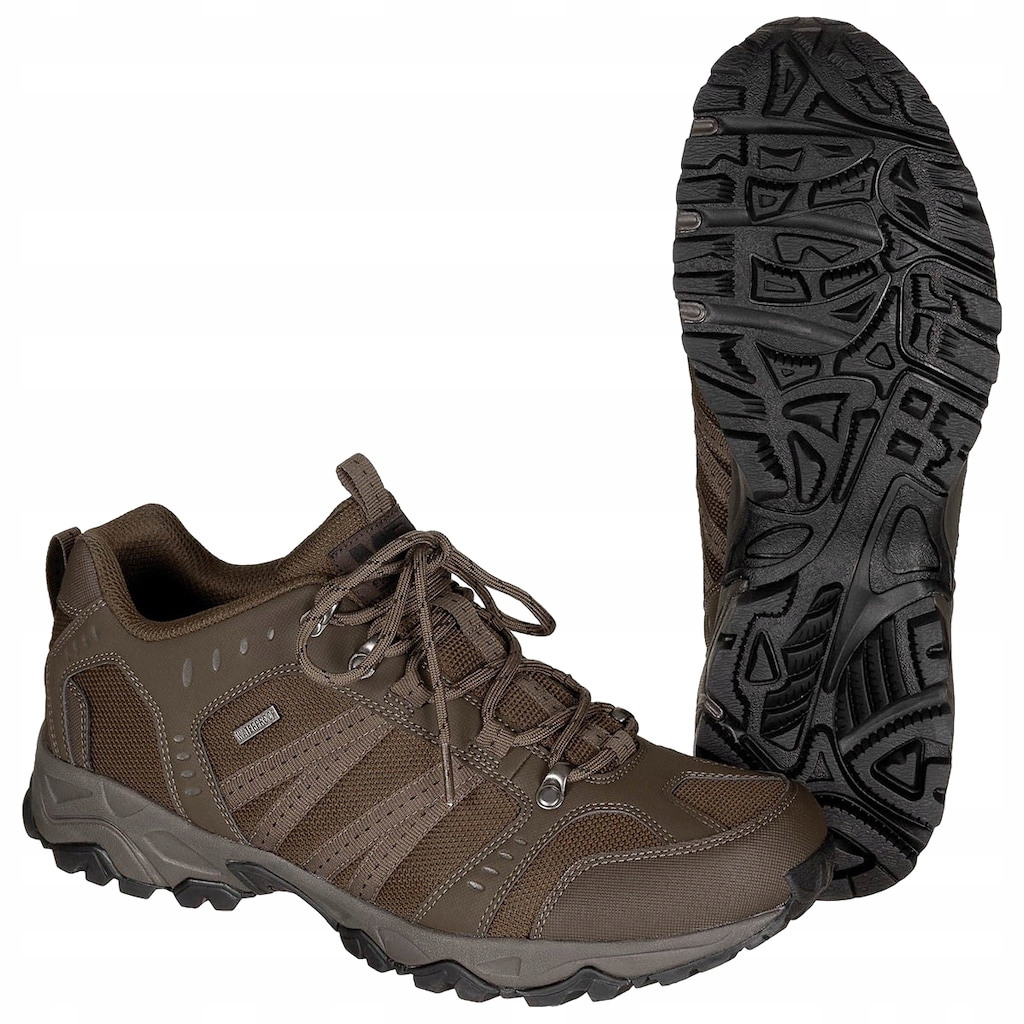 Vojenské taktické trekové boty Mfh Tactical Low Brown 47