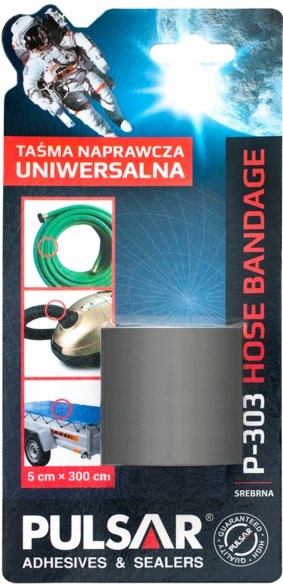 

Taśma naprawcza srebrna plandeka rura Pulsar Uniw