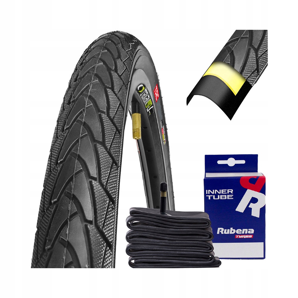 Opona rowerowa 28 Trc 700 x 35C 37-622 dętka do roweru AV40 Antyprzebicie