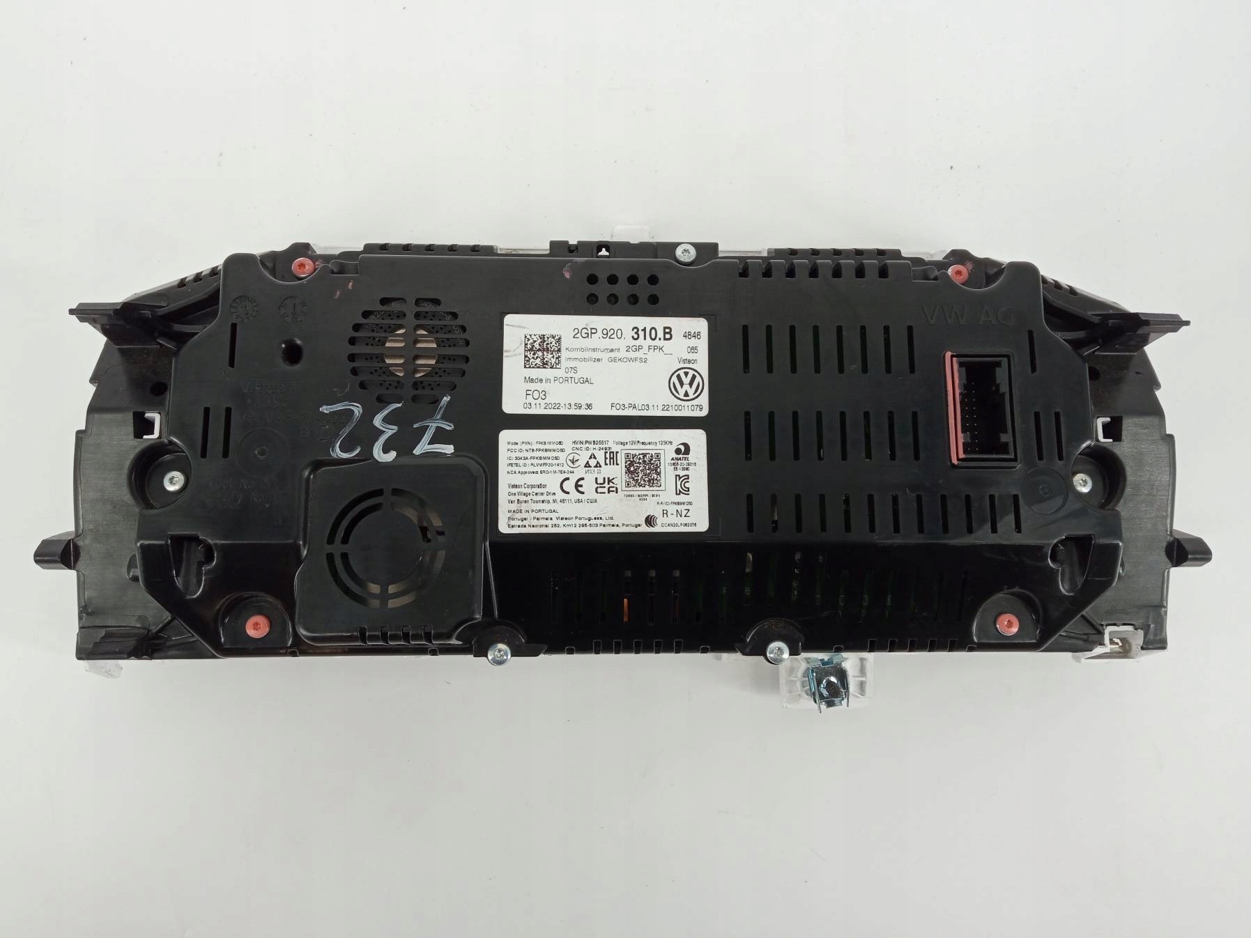 dials 2GP920310B VIRTUAL COCKPIT VW Volkswagen T-Cross and (2018- )
