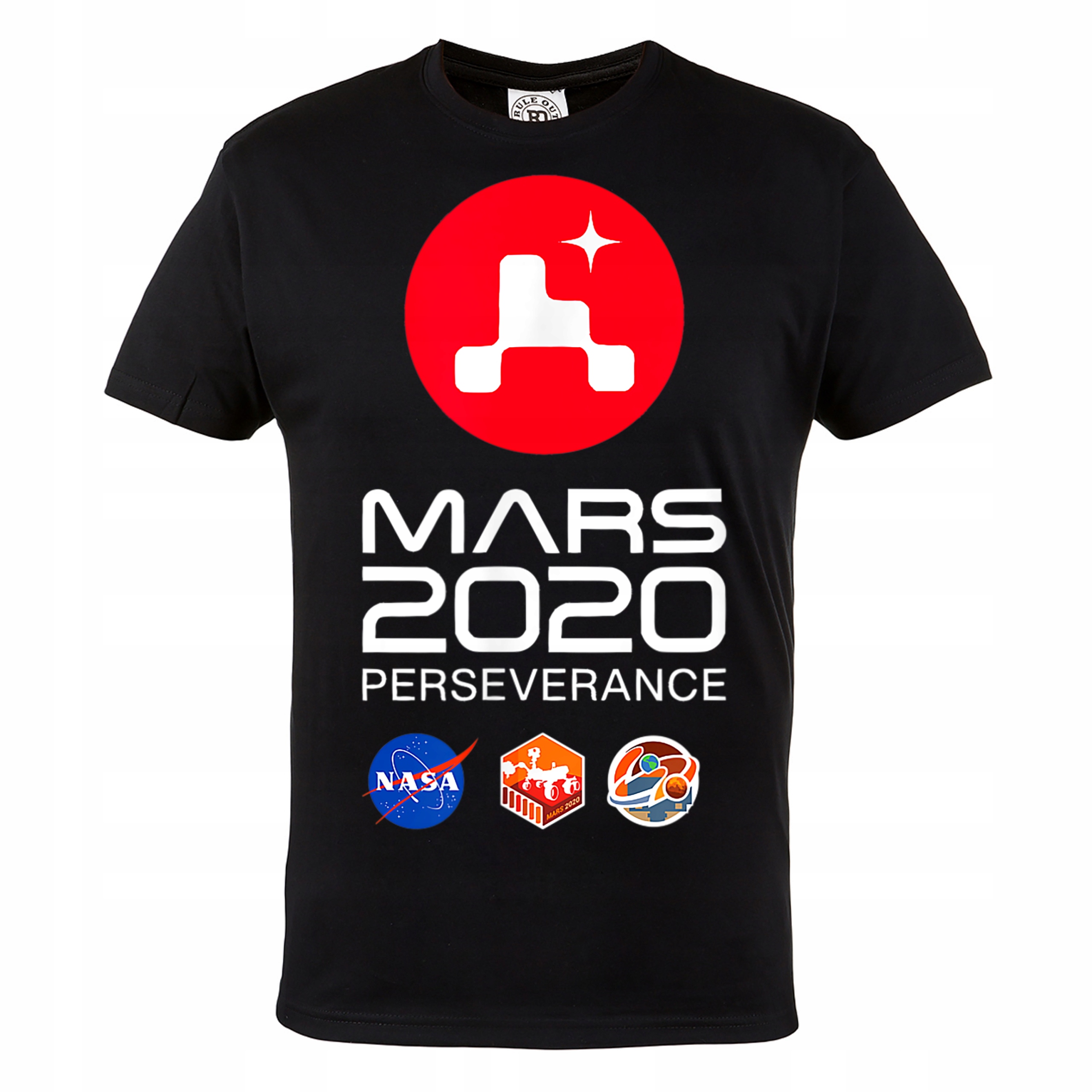 

Męska Koszulka Mars Perseverance Łazik Nasa 2020