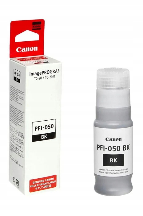 Originálny atrament vo fľaši Black Canon PFI-050BK PFI050BK (5698C001)