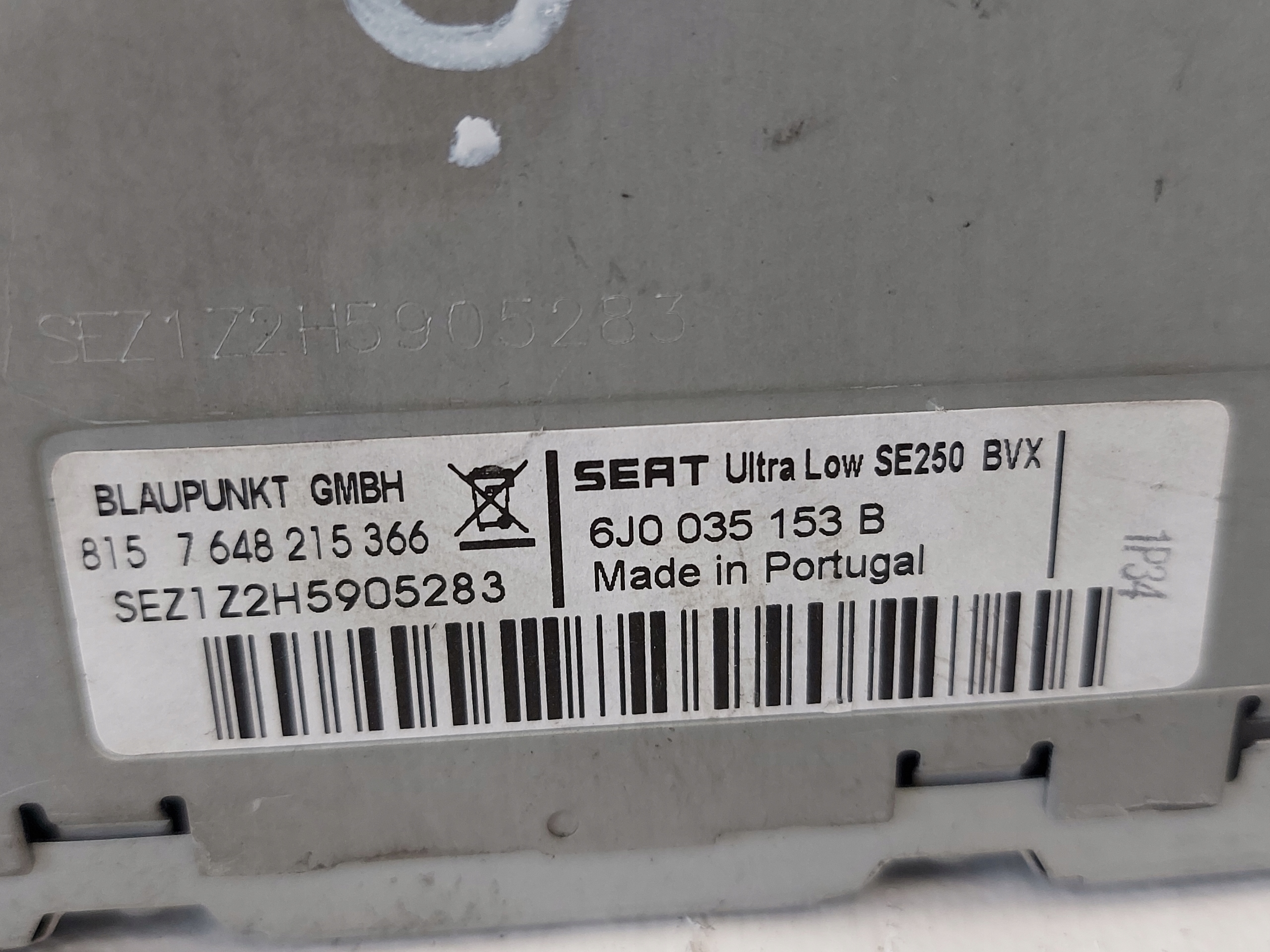 RADIO EKRAN IBIZA IV 6J0035153B