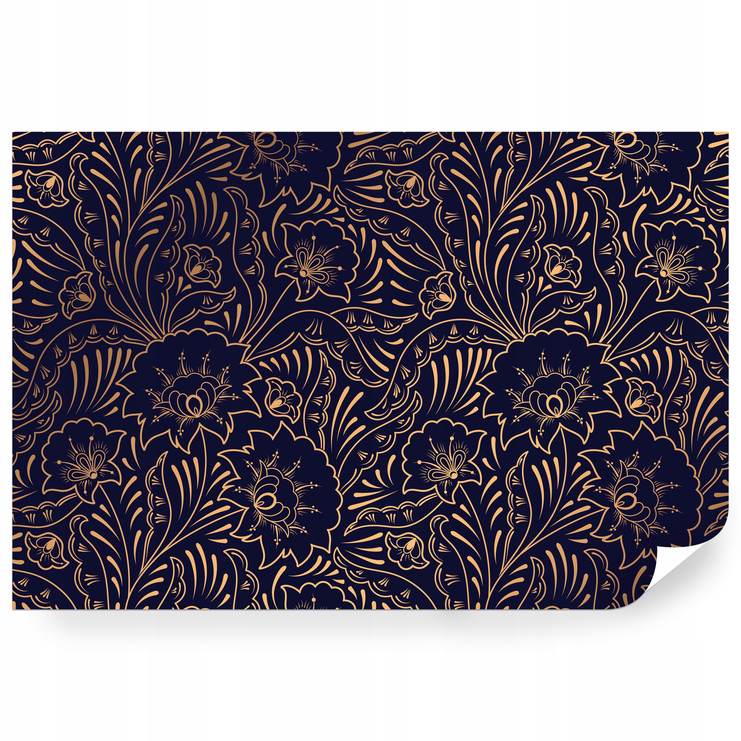 Samolepiaca fototapeta Ilustrácia Zlaté Ornamenty Art Deco 368 x 254 cm