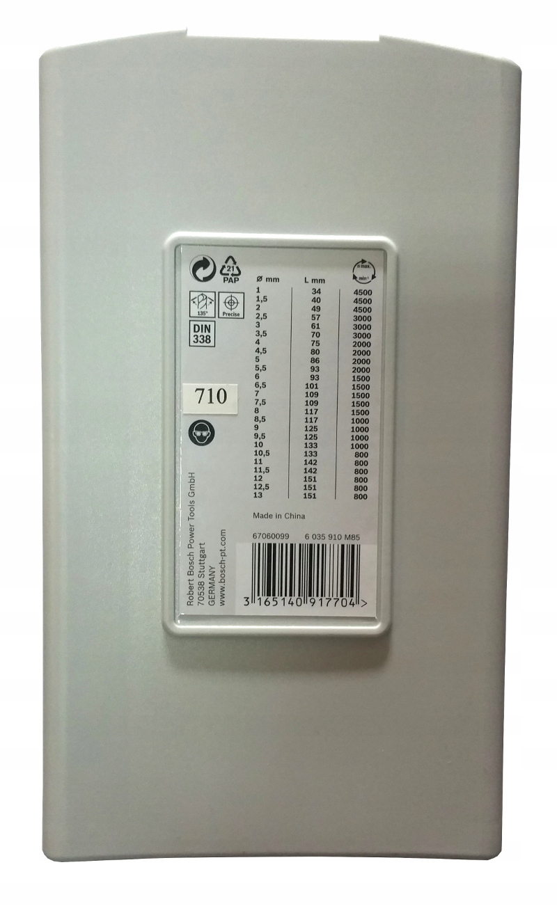BOSCH Professional Zestaw 25 Wierteł HSS PointTeQ Do Metalu ProBox — miniatura 14