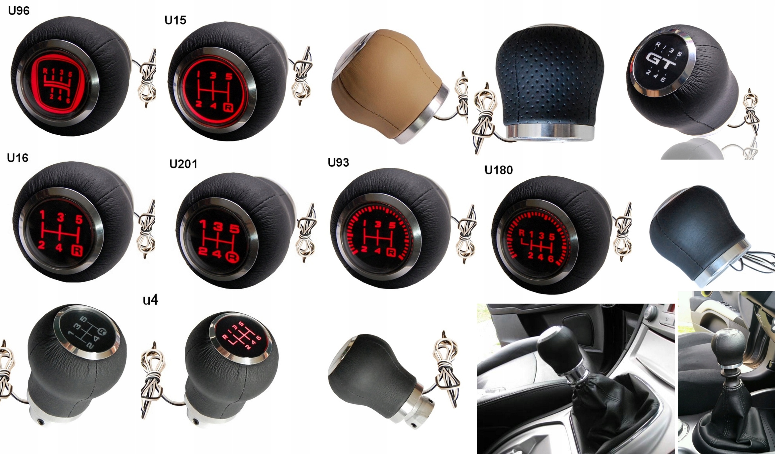 FORD - podświetlana gałka LED c-max , s-max , Kuga ,MONDEO FOCUS , Fiesta Typ samochodu Samochody osobowe