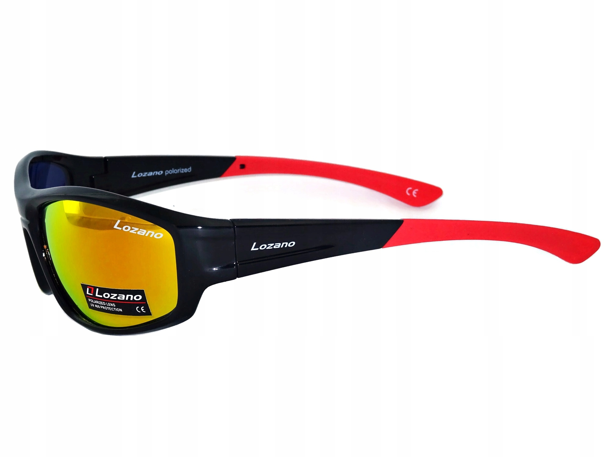 Pánské Brýle S Polarizací Pro Sportovní Cyklistické Brýle, Červené Uv