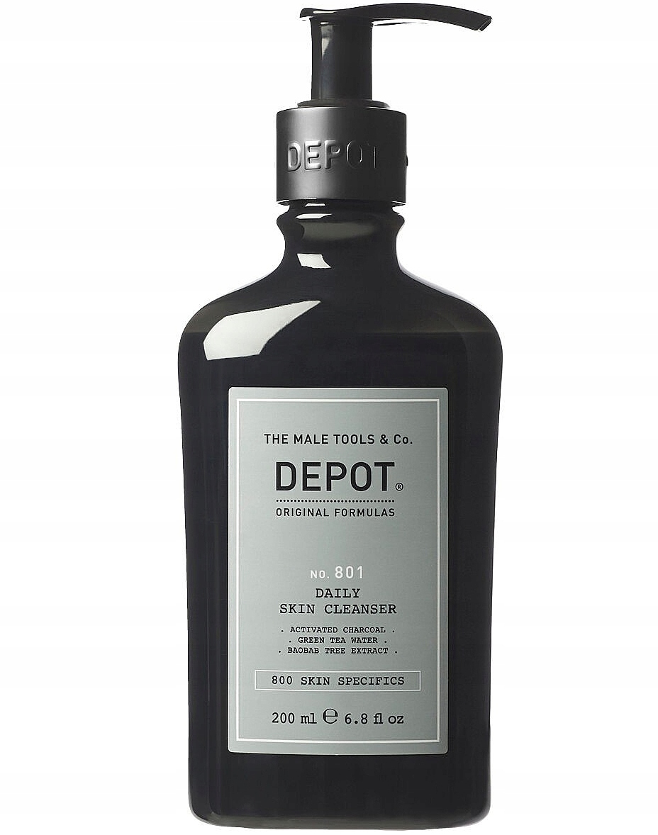Depot 801 Gel na mytí obličeje s aktivním uhlím 200 Ml