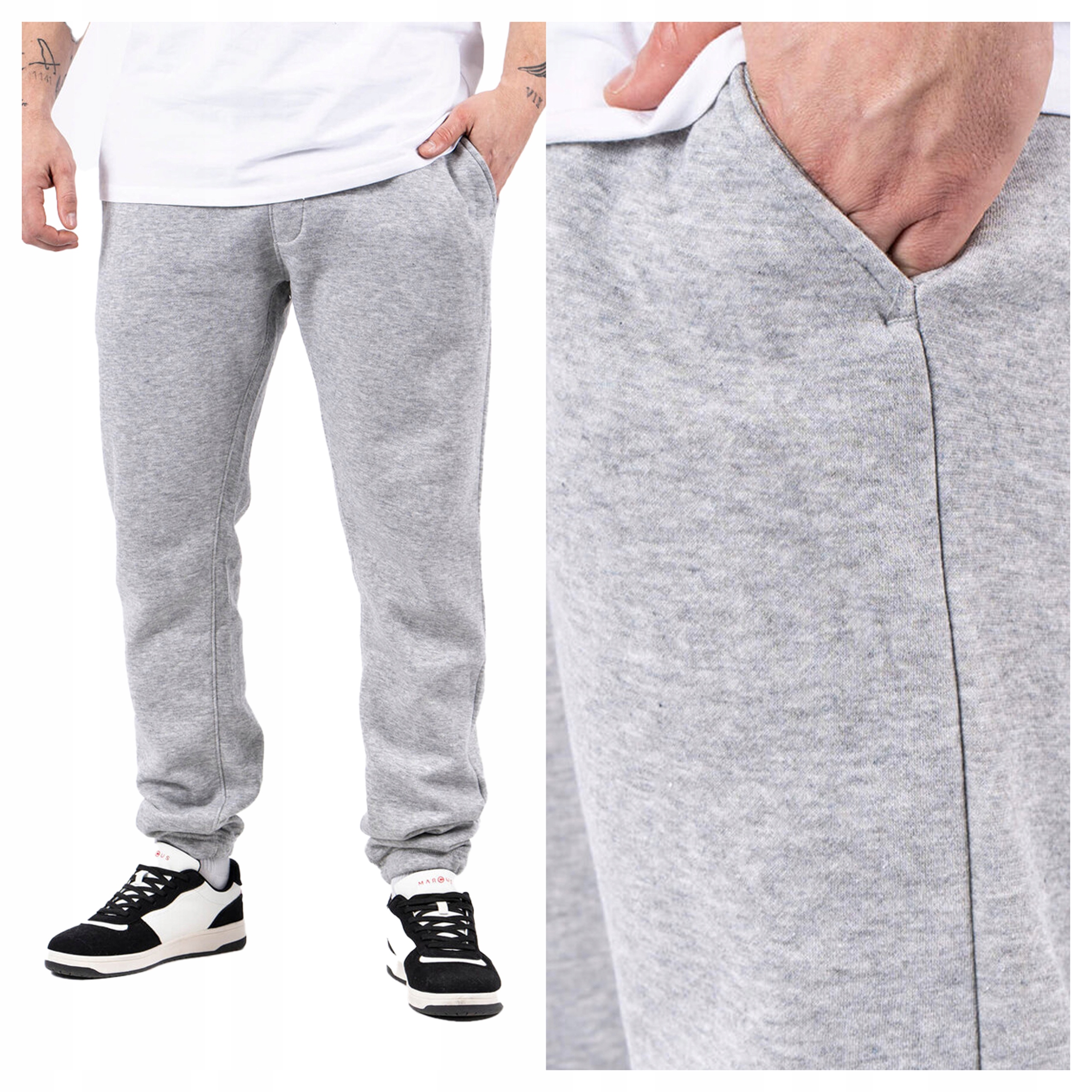 Marcus Pánské teplákové kalhoty Colin Pants Šedé Regular Fit