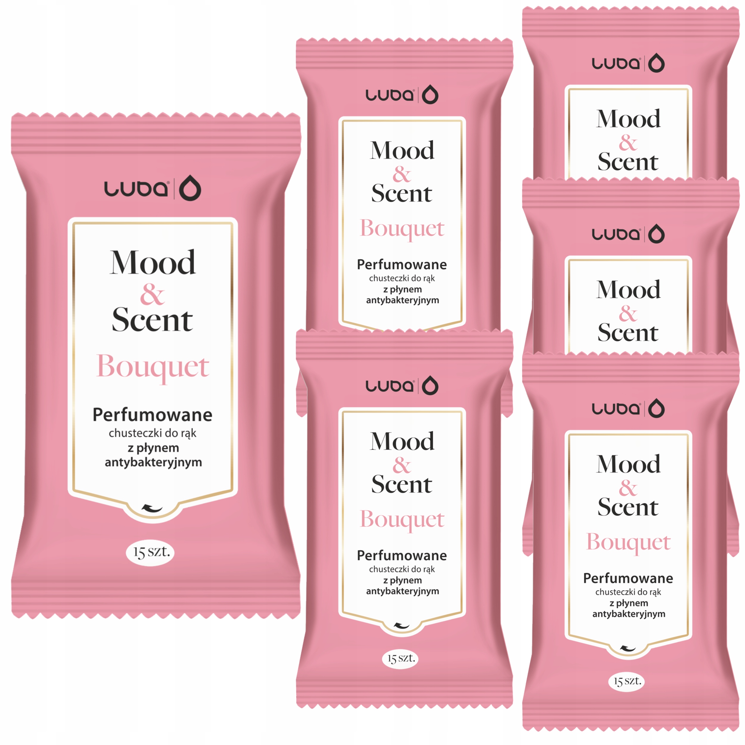 

Mood&scent chusteczki z płynem antybakteryjnym