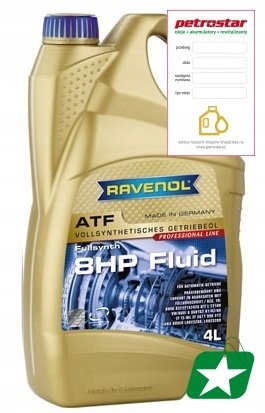 RAVENOL ATF 8HP FLUID 4L