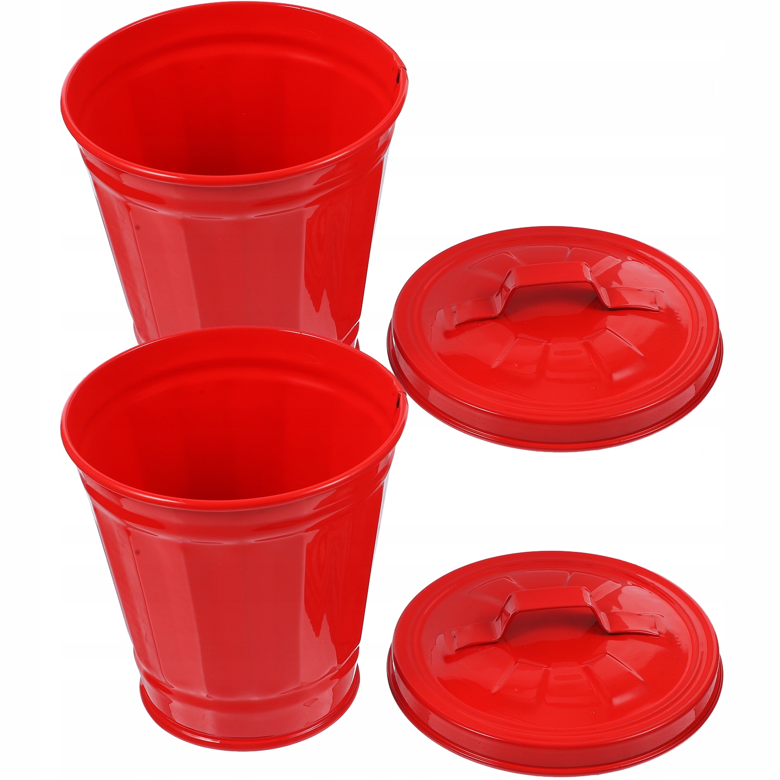 WIADRO OCYNKOWANE WIADRO BLASZANE Z POKRYWĄ BLAT Pojemność 1 l