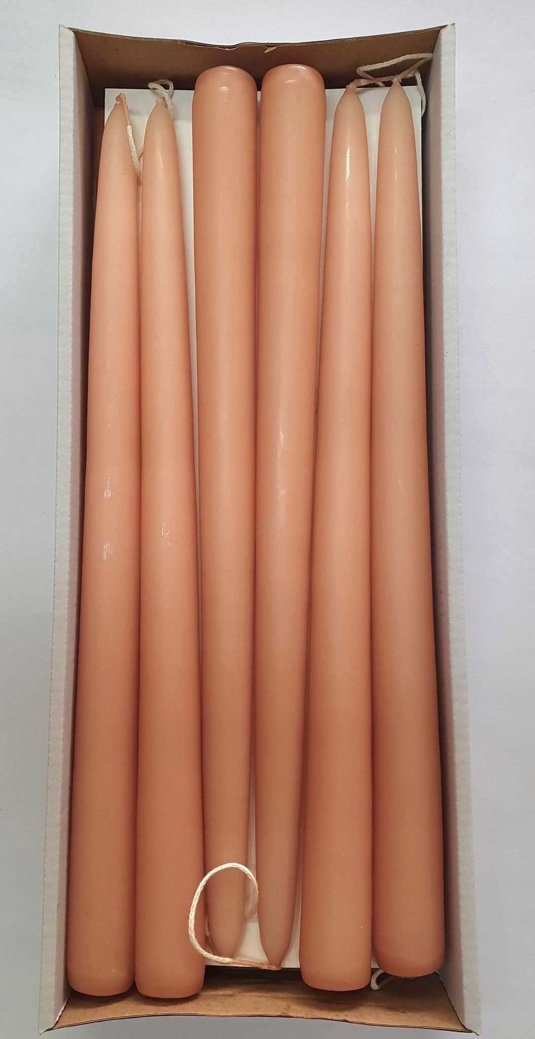 

Świece Stożki Paloma 30 cm Beż Mat 12 Sztuk