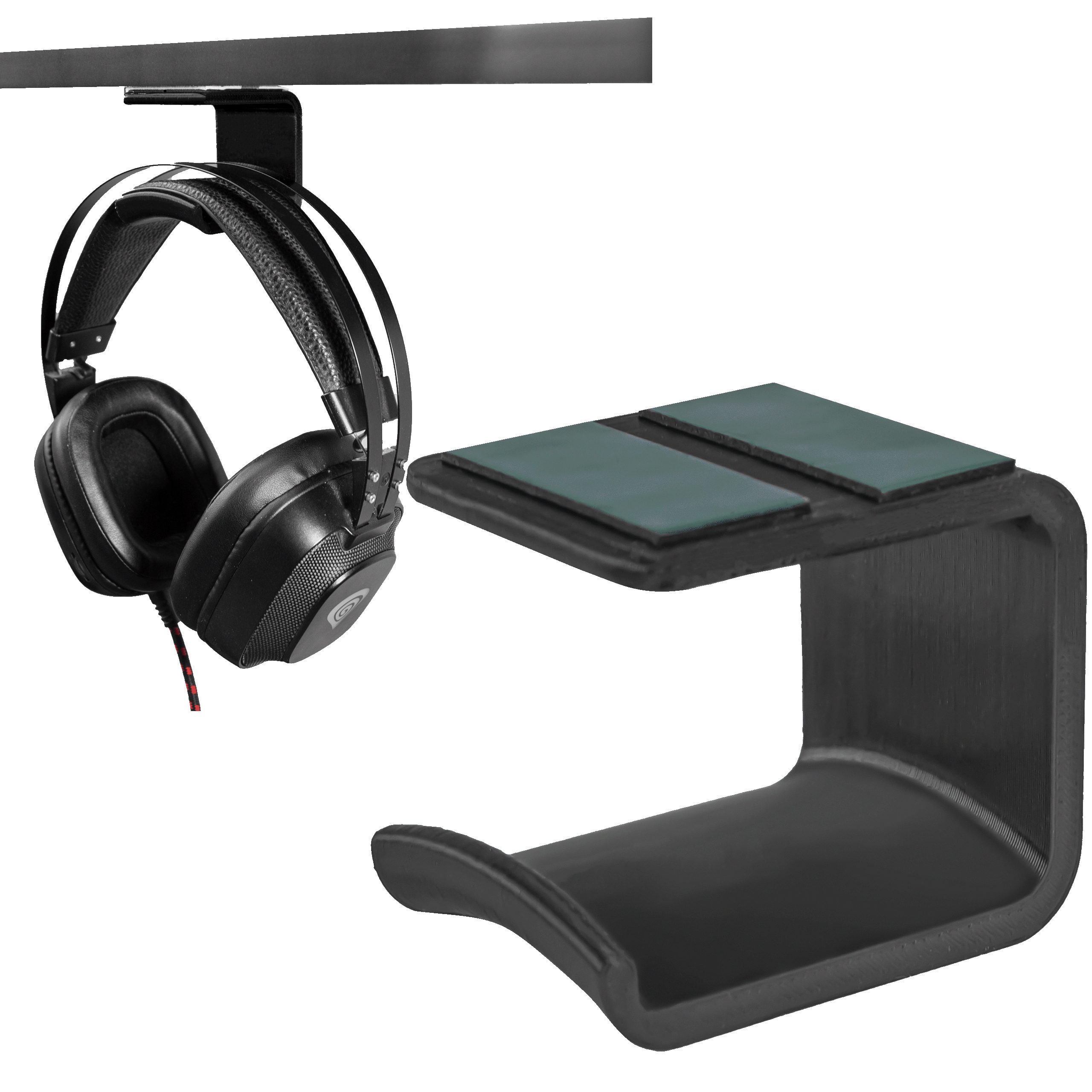 Uchwyt na słuchawki UNIWERSALNY wieszak + TAŚMA