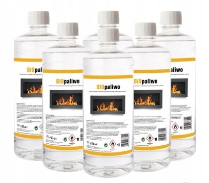

Biopaliwo Bioetanol płyn do biokominka Zestaw 6L