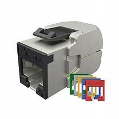 Moduł Keystone samozaciskowy Solarix Cat.6A Stp RJ45 SXKJ-10G-STP-RAL-SA