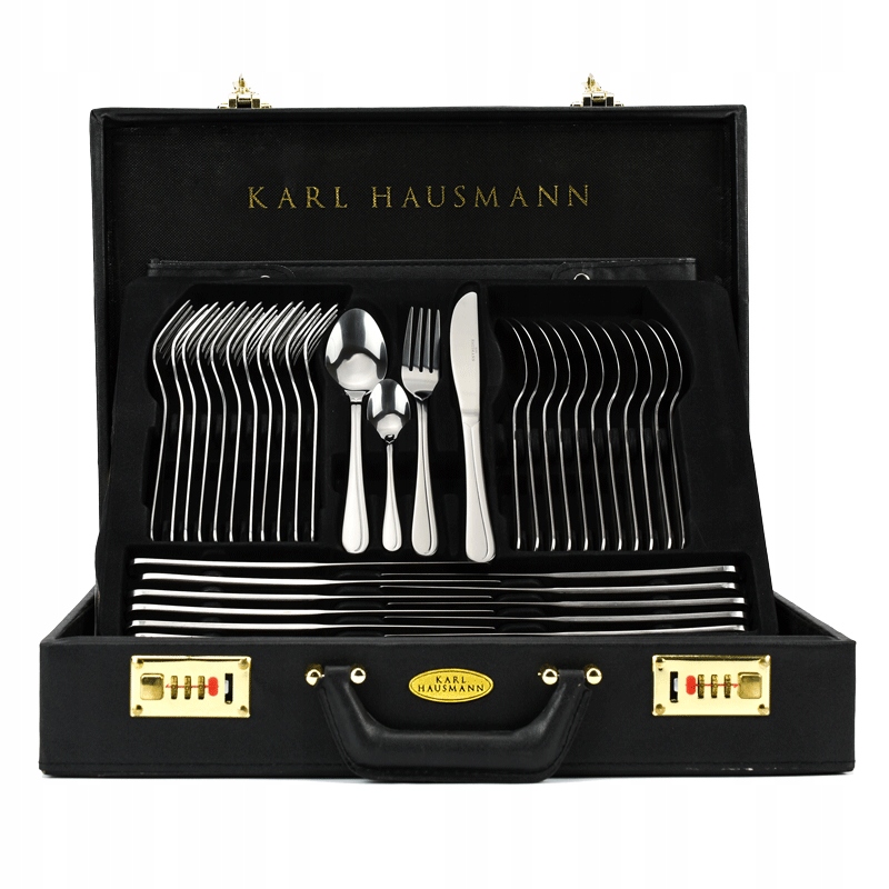 Komplet sztućców w walizce HEIDI 72-elementowy