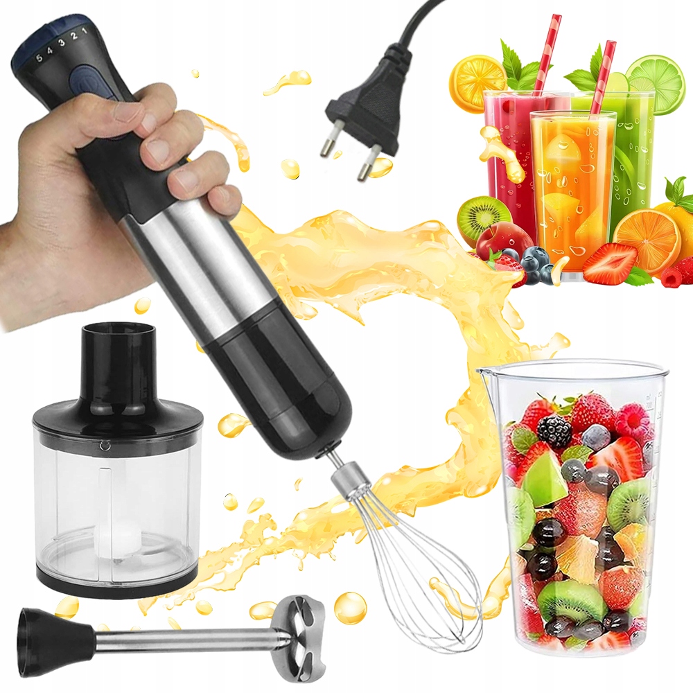 Ruční Mixér 1000 W Výkonný Pro Mléčné Koktejly S Hrnkem O Objemu 700 ML