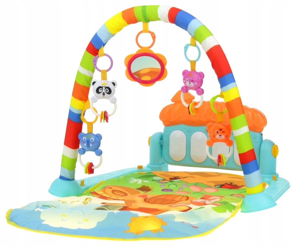 Mata Edukacyjna Interaktywna z Pianinkiem Organki Waga produktu z opakowaniem jednostkowym 0.84 kg