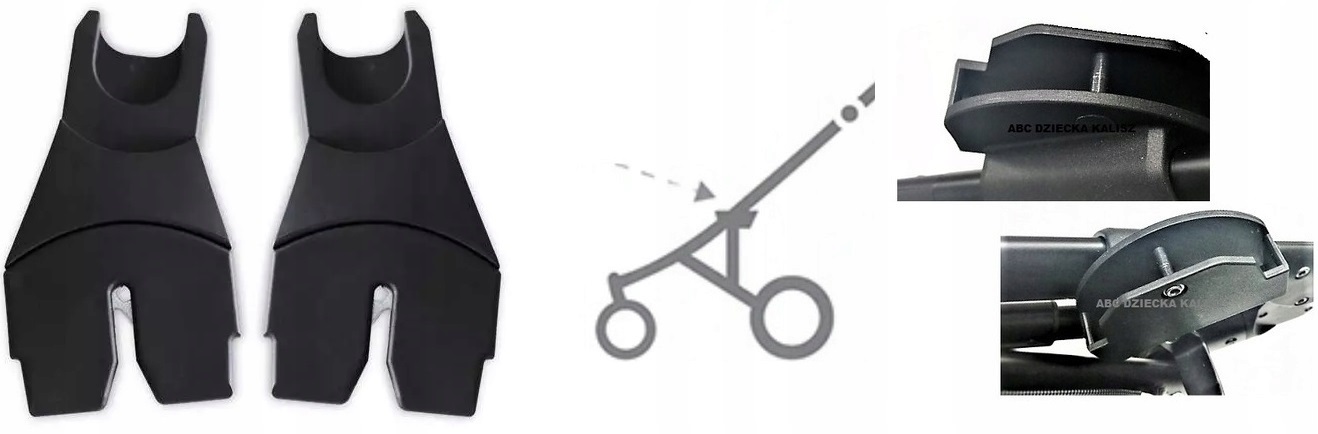 Adaptery fotelika CYBEX do wózka ROAN BASS SOFT 2 Kod producenta 8758427637225