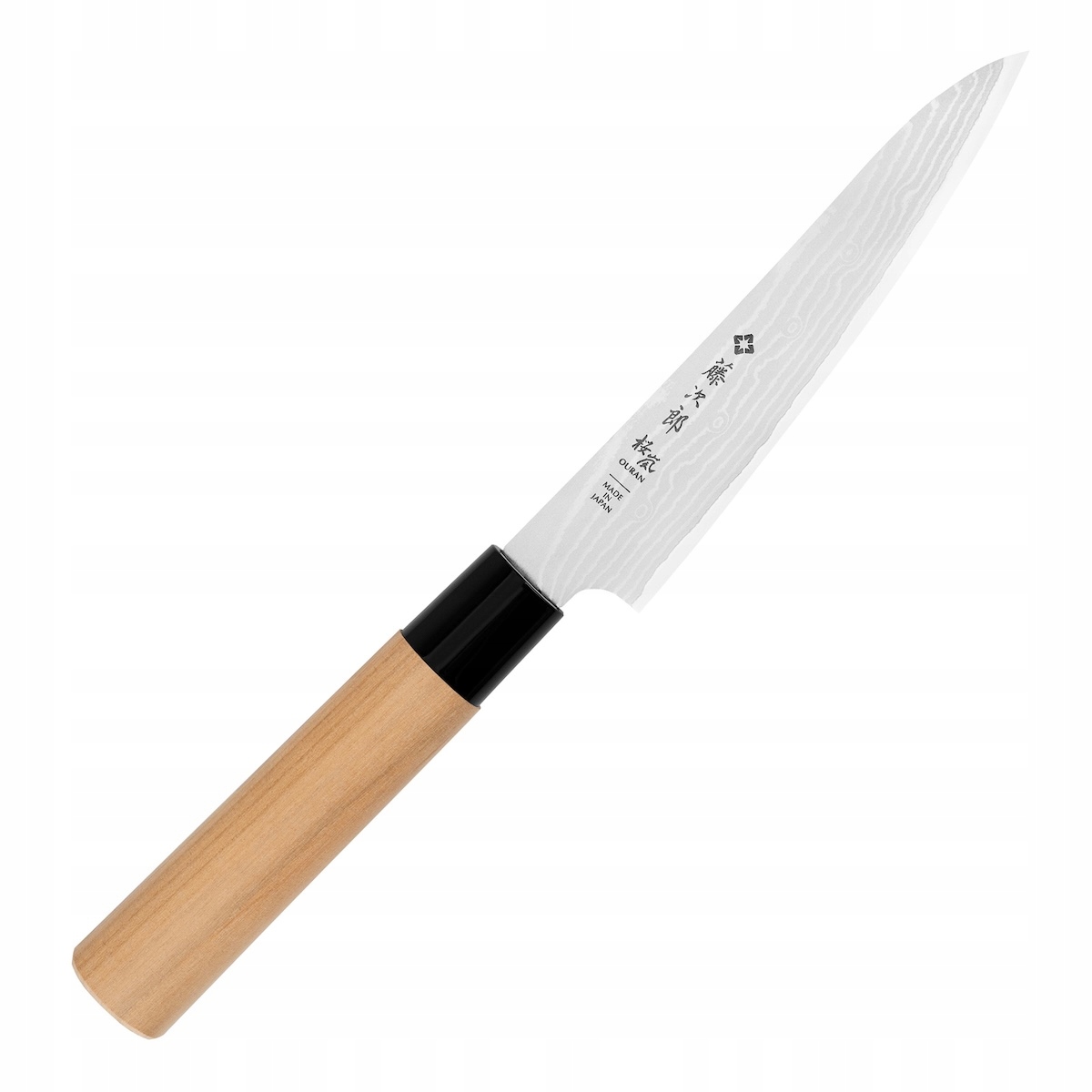 Tojiro Ouran VG-10 Damascus Japonský kuchynský nôž Univerzálny 59 Hrc 13 cm