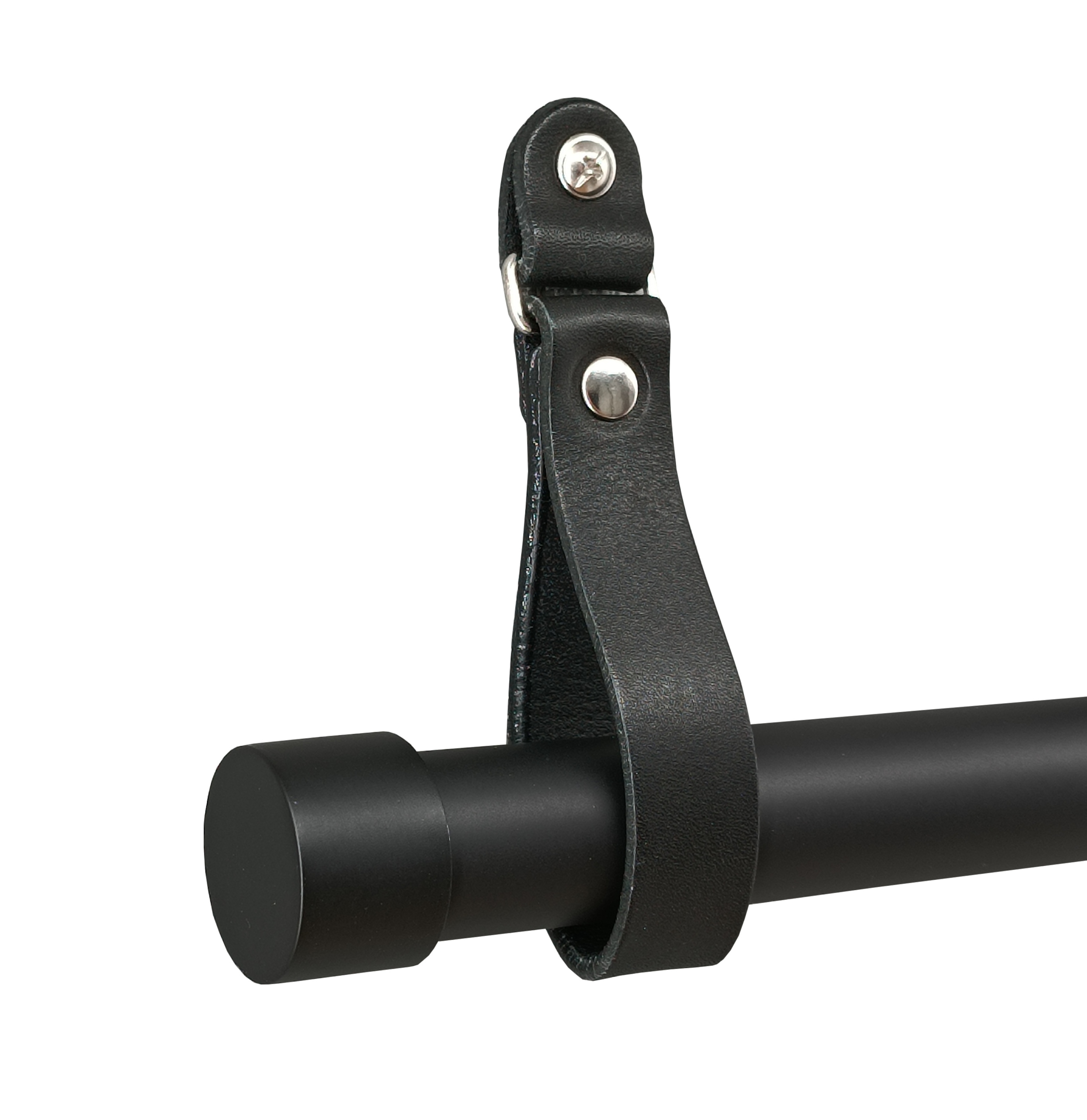 Garnýž 25 mm Černý 300 cm držák Kůže černý 2