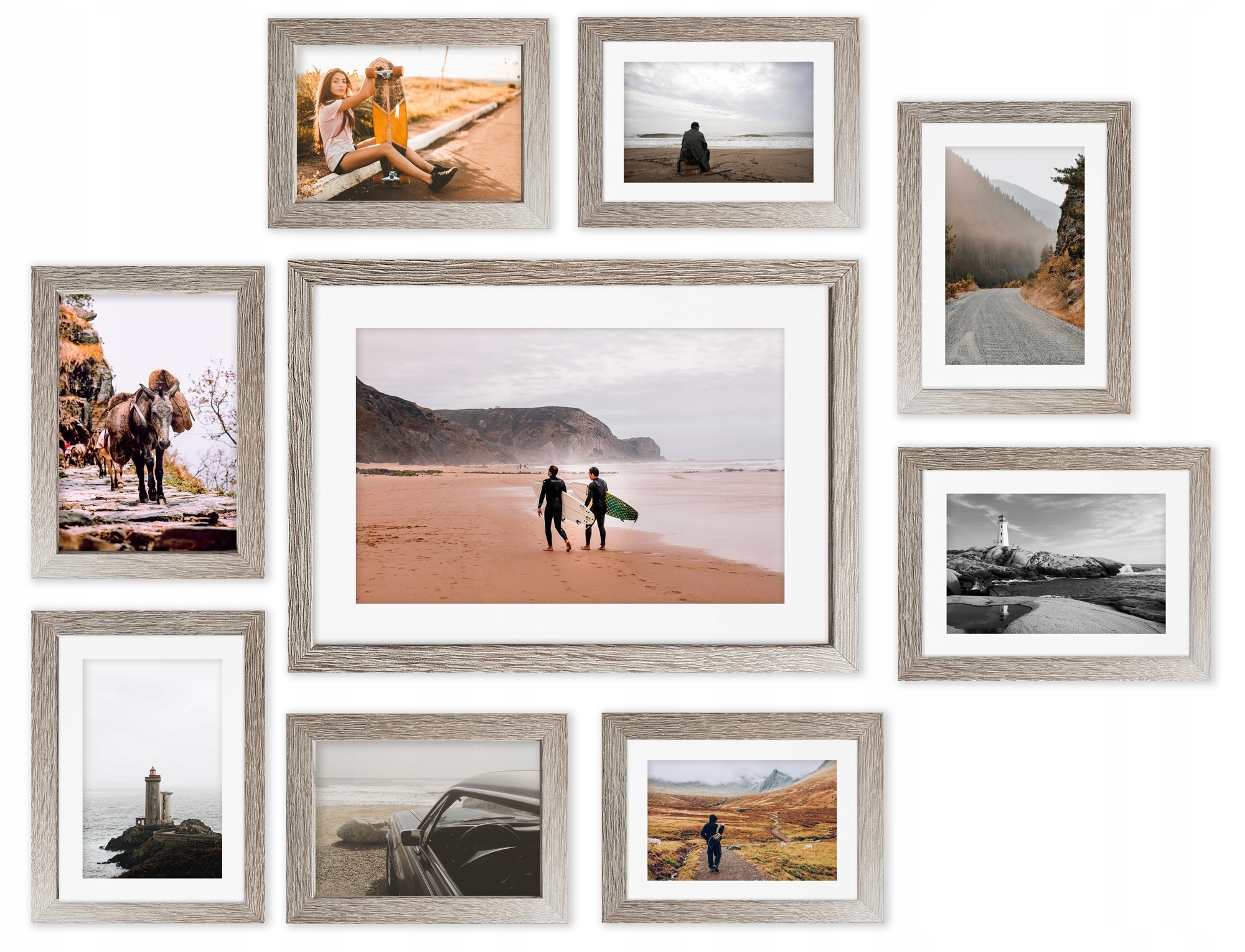 Multirama Benátky sada rámečků Cappuccino