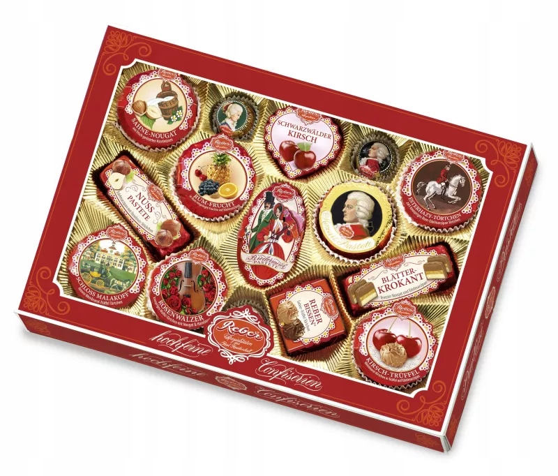 Levně Pralinky Reber 525 g Čokoládky Reber jako dárek