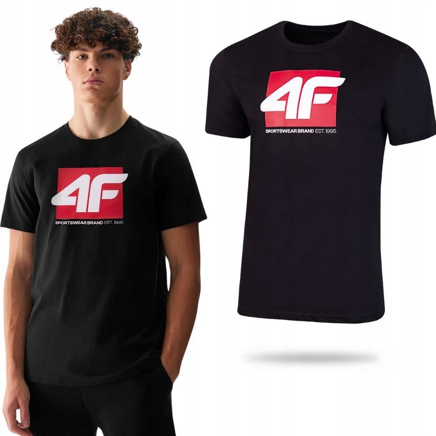 KOSZULKA MĘSKA 4F T-SHIRT PODKOSZULEK BLUZKA SPORTOWA NA CO DZIEŃ