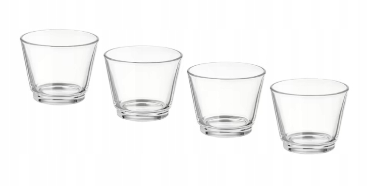 

Świecznik Szkalny Na Tealight Podgrzewacz 4 Szt