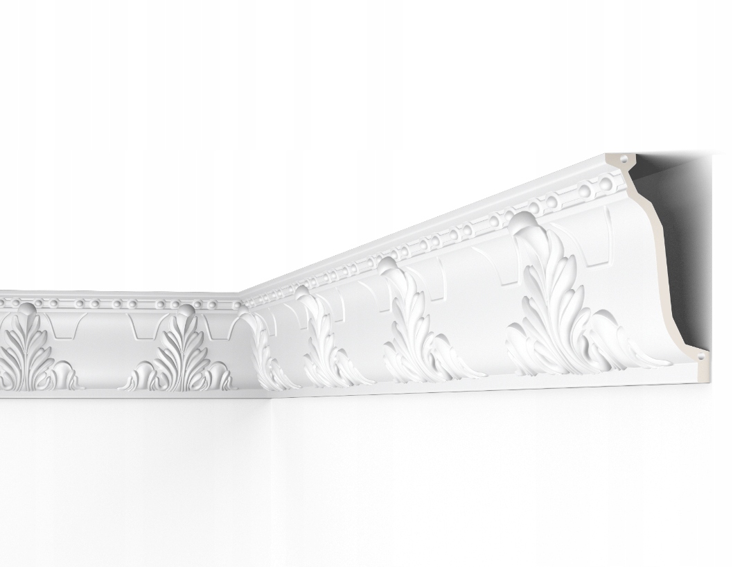 Stropní Lišta Faseta 22 cm S Ornamentací zdobená Tvrdá 2 m