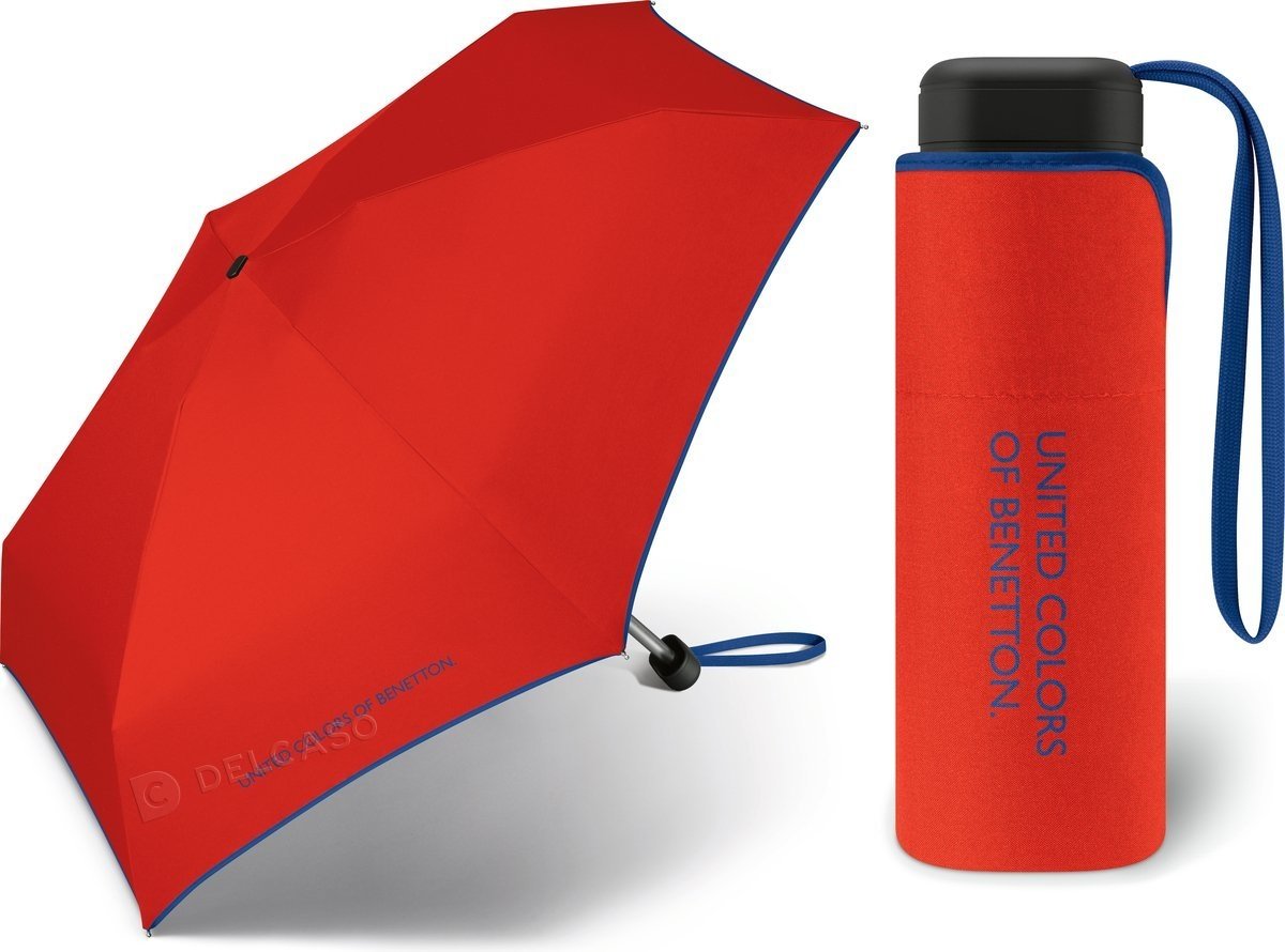 

Parasol kieszonkowy Benetton Ultra Mini czerwony
